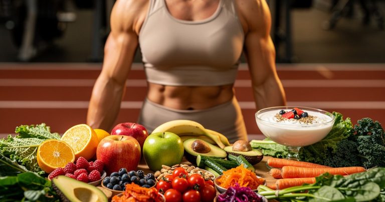 Athlete gut health nutrition recovery food spread for endurance performance